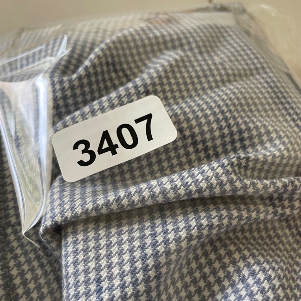 LOFT Women's Size 12 Blue White Houndstooth Career Cropped Pants - Picture 11 of 11
